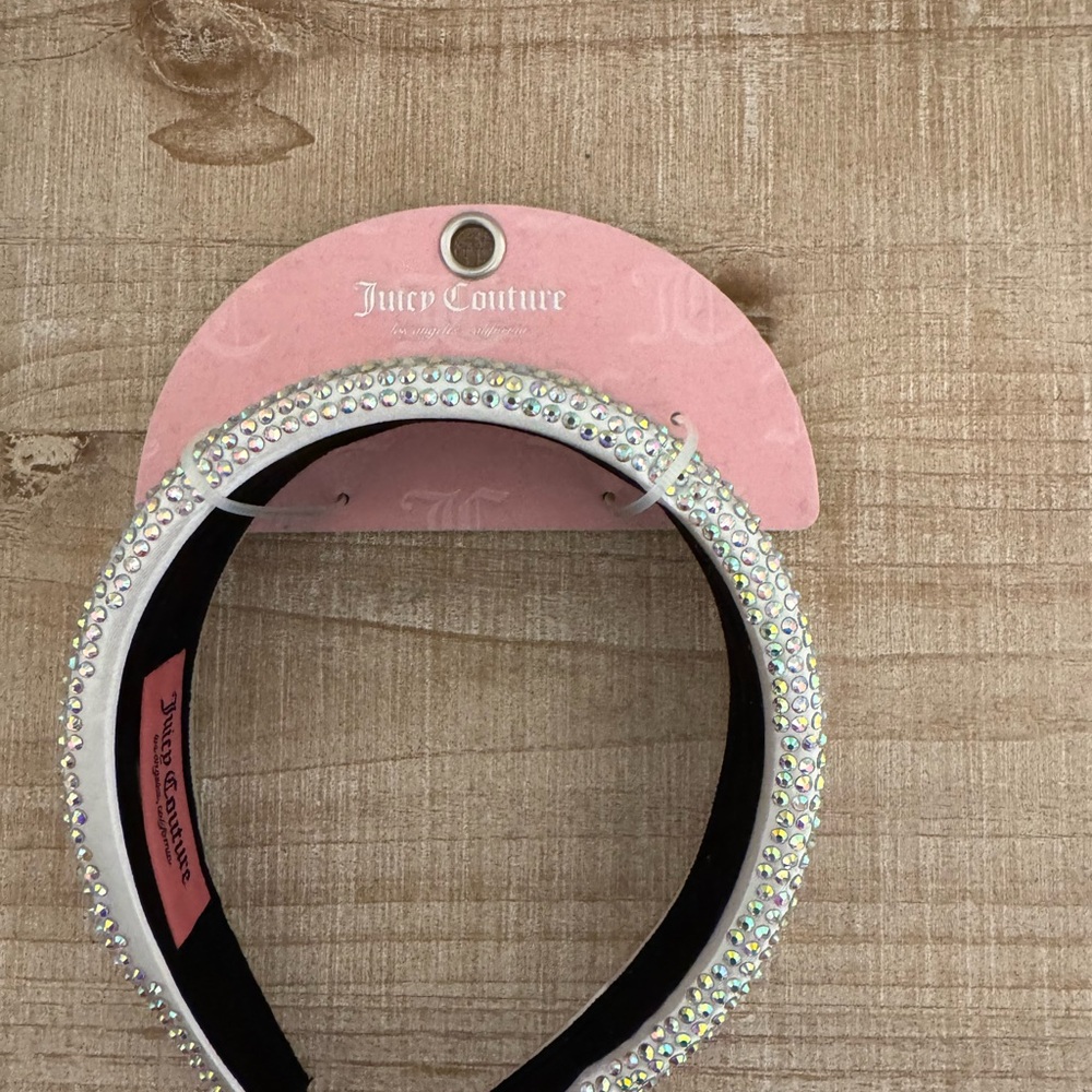 Juicy Couture Crystal Embellished Headband - Silver - Picture 4 of 4